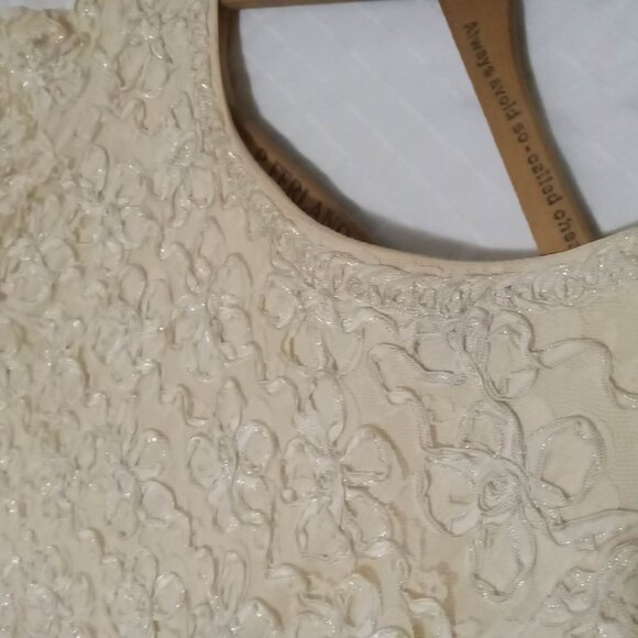 1950's cream and pearls gorgeous dress - DAYMOR's company first collection - Picture 6 of 11